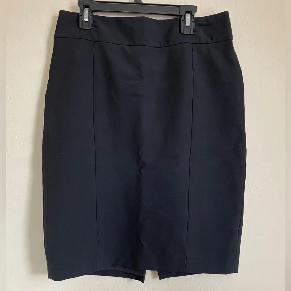 Ann Taylor Black Pencil Skirt Women Size 4 Office Career Work